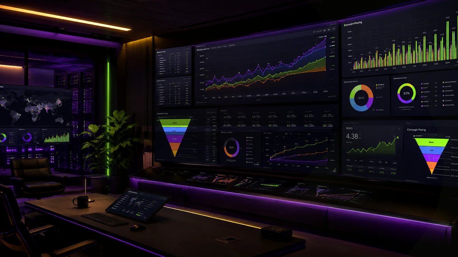 Google Ads performance command center visual serving Folsom, California