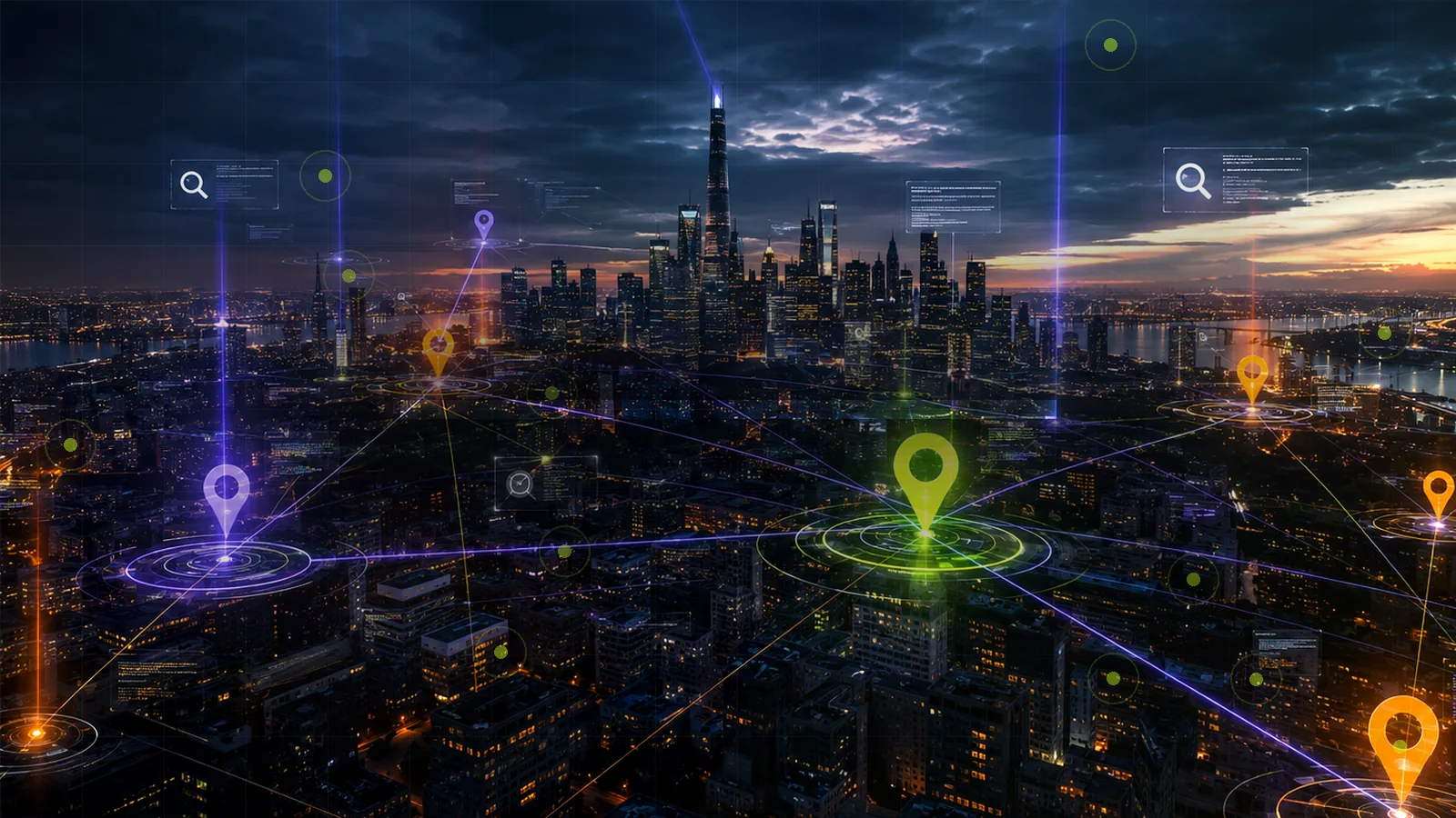 Detailed visual for 2BlockMedia SEO AEO GEO and local search services