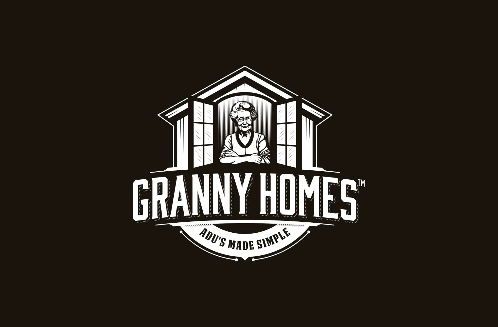 Granny Homes logo designed by 2BlockMedia
