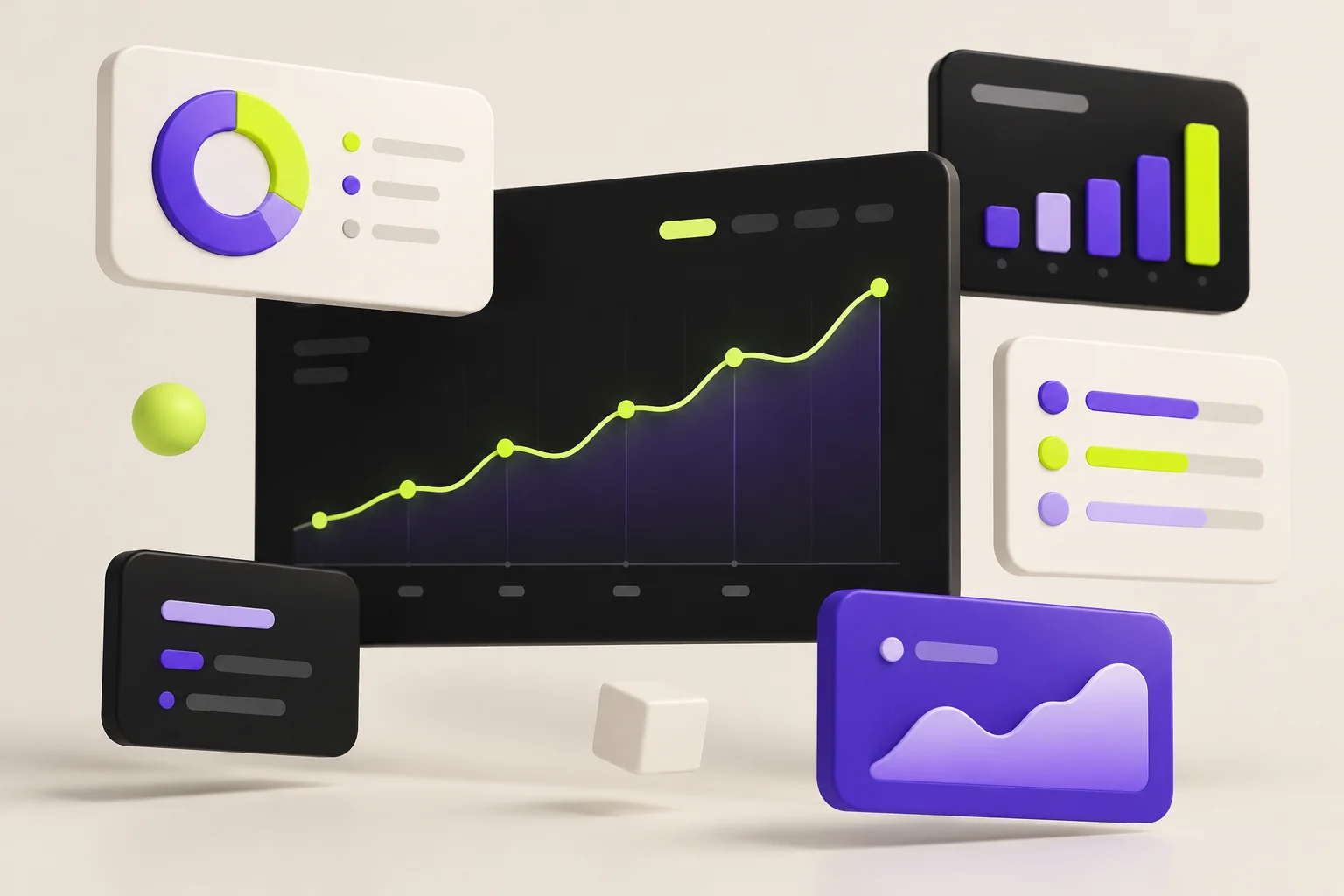 Dashboard showing the lead tracking and reporting metrics a marketing agency should provide.