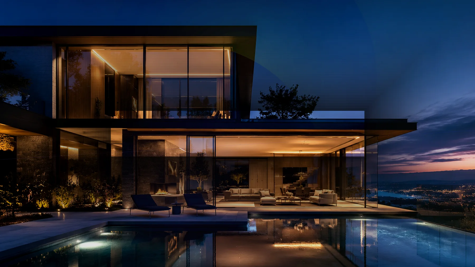 Premium glass home representing Innovative Windows and Glass website and brand transformation