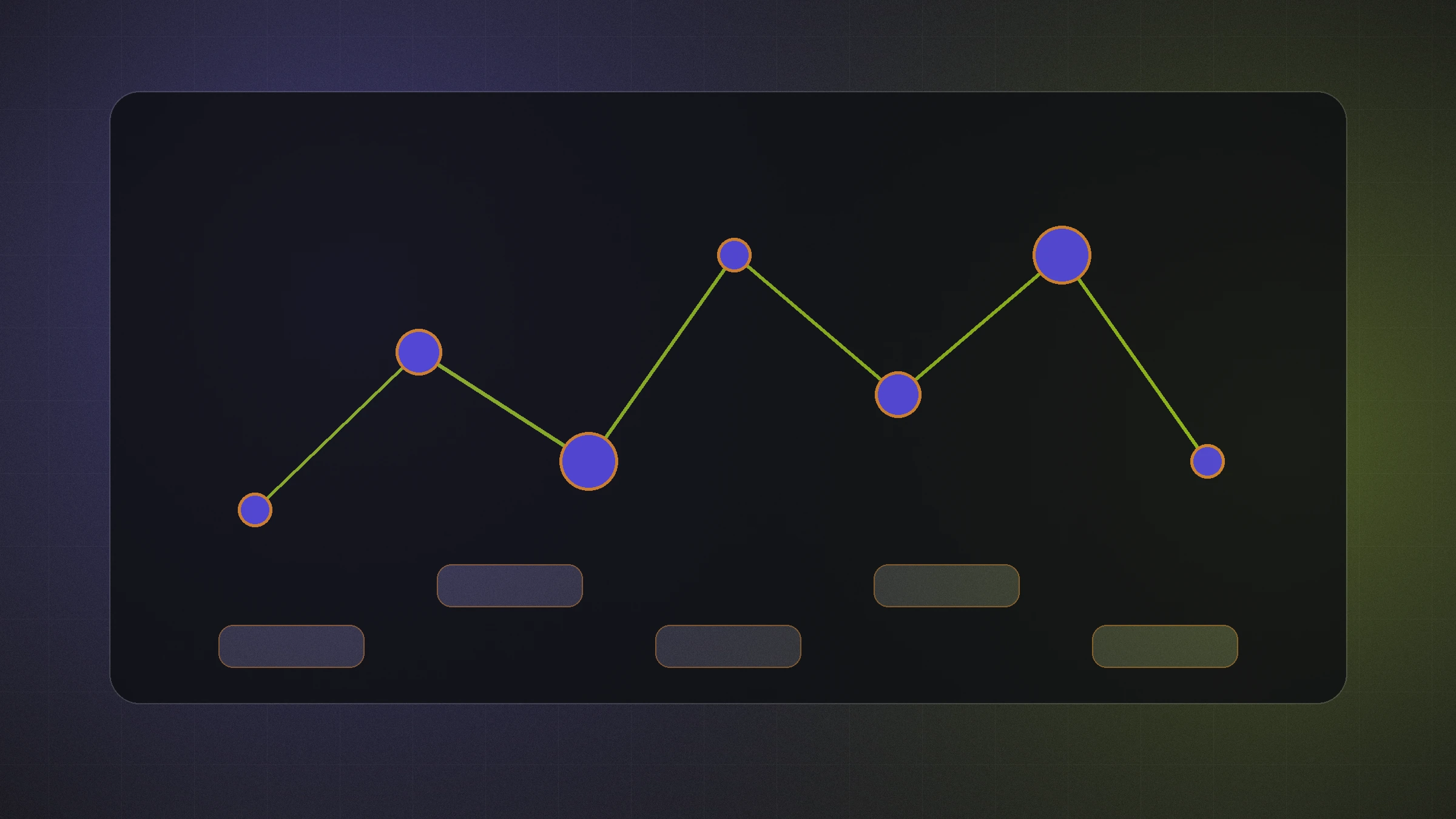 Abstract local SEO search network showing connected market signals, location authority, and ranking growth for a local business.