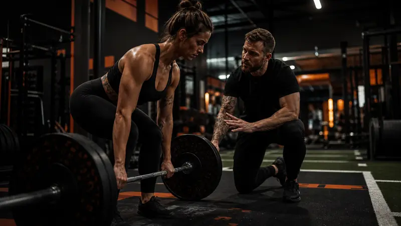 High energy fitness branding and training website visual for The Grid Training