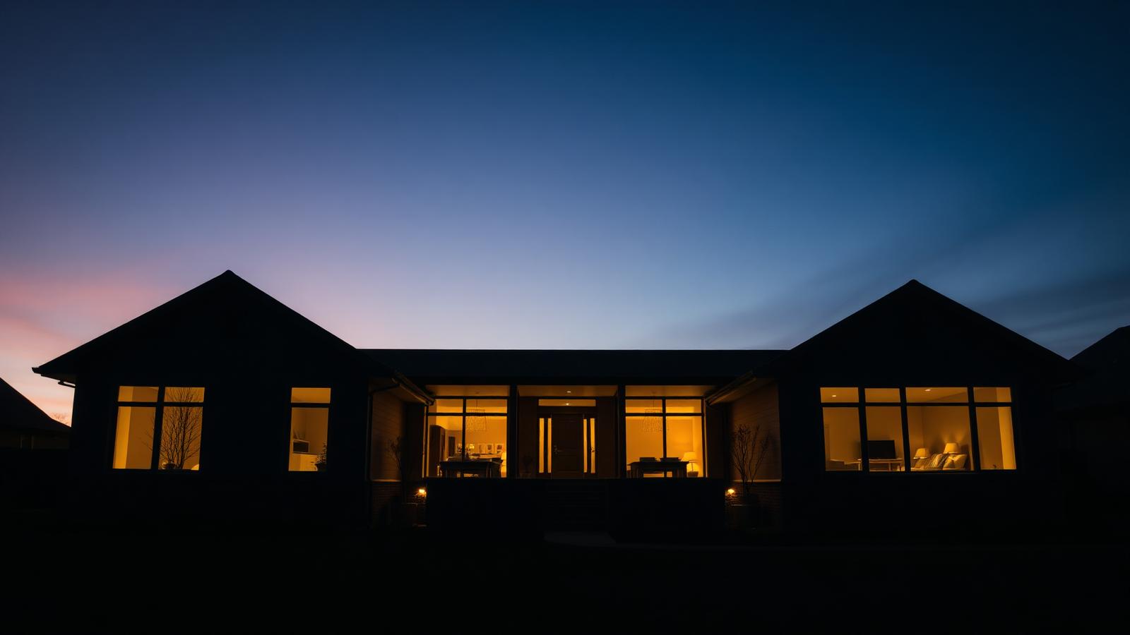 Modern high performance home representing Pressler Home Performance website and lead generation work