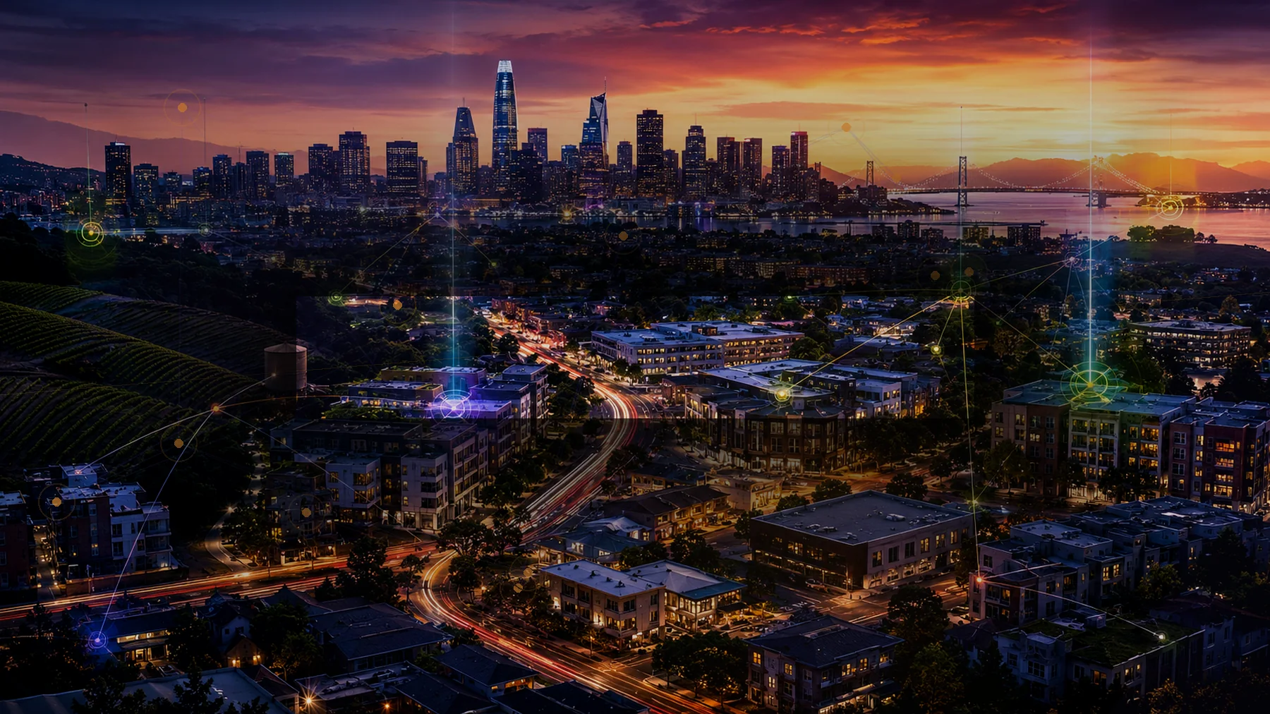 Rocklin, California digital marketing and local search service area visual for 2BlockMedia