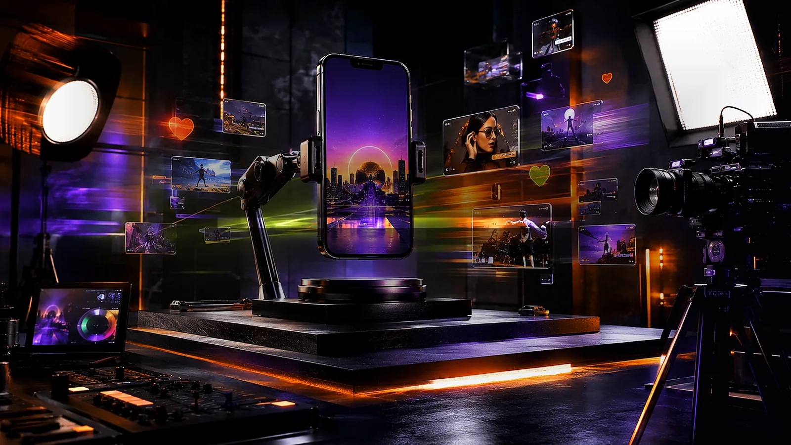 High energy retail social media and video production environment for Smoke City